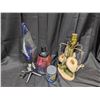 Image 1 : Lot of Vintage Decor (Lamp not Tested) Marbles, and etc. Misc.
