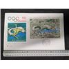 Image 2 : 1972 Germany SC#B489 Olympics Munich Stamps  Sheet First Day and Germany Coins, Bill, and pin (1950 