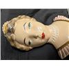 Image 2 : Vintage Chalkware European Woman Head Wall Decor 1962
