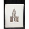 Image 1 : Card Board Poster of "St Philips Cathedral Birmingham England" 39cm L x 50cm H