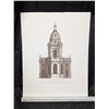 Image 2 : Card Board Poster of "St Philips Cathedral Birmingham England" 39cm L x 50cm H