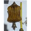 Image 2 : Vintage amber glass hanging lamp