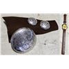 Image 1 : Sterling Broach & Earrings/Disney Special Edition "Winne The Pooh" Watch- Celebrating 80 Years