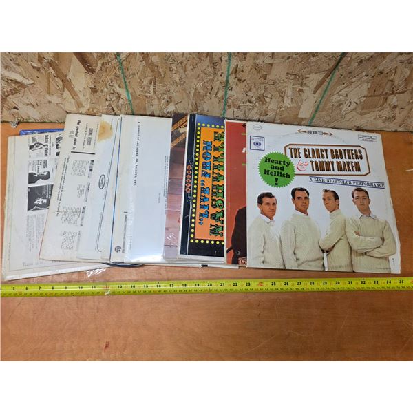 Lot of vinyl records