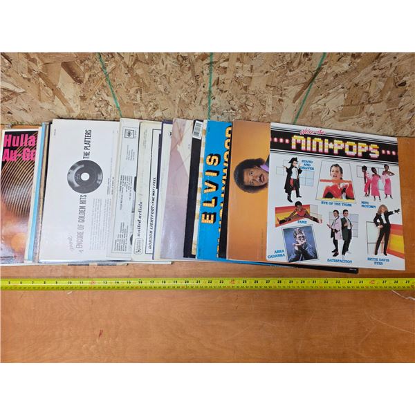 Lot of vinyl records