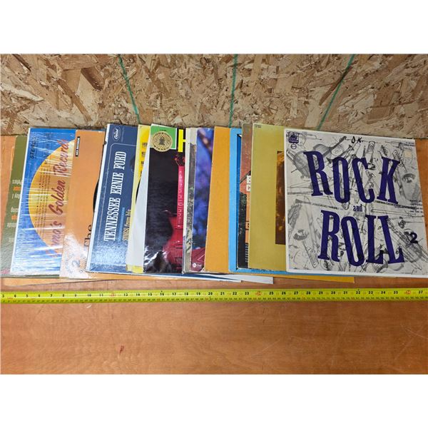 Lot of vinyl records