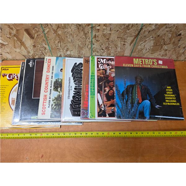 Lot of vinyl records