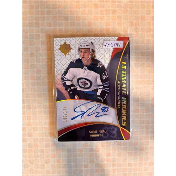 Sami Niku - Autographed Rookie Card