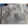 Image 2 : Lot of Misc. Glass Platters, Sunflower designed one, and etc.