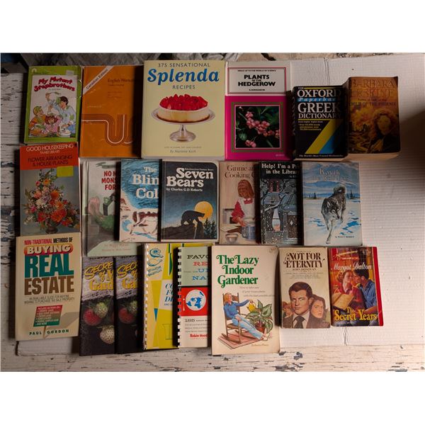 Lot of Vintage books (Children's Books, Cooking Books, Gardening, and etc.)