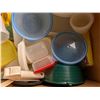 Image 3 : Box full of Kitchen Tubber ware and extra Misc.