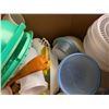 Image 4 : Box full of Kitchen Tubber ware and extra Misc.