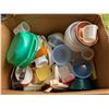 Image 5 : Box full of Kitchen Tubber ware and extra Misc.