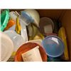 Image 6 : Box full of Kitchen Tubber ware and extra Misc.