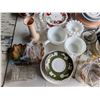 Image 4 : Vintage Recipe Soup Mug and Extra Misc. Dish Items (Pyrex, milk glass, and etc.,)