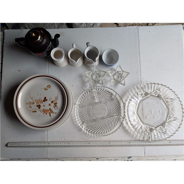 (4) Four Seasons Collection Fine Imported Stone Ware Japan Made Plates