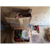 Image 1 : Boxes full of Misc. Christmas Decor, Wrapping items, And etc.
