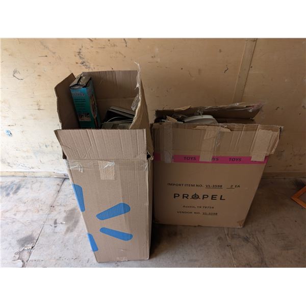 Giant Boxes full of Misc. Kitchen Items (Pans, Trays, Containers, and etc.