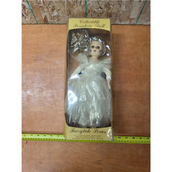 Sealed collectable porcelain doll