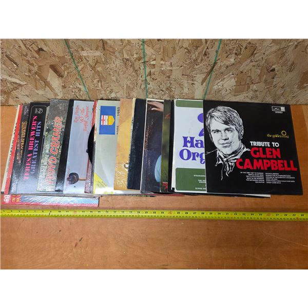 Lot of vinyl records