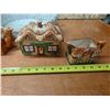 Image 2 : Wicker basket and cottage ware decore