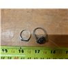 Image 2 : 2 silver rings- size 5.5 and 9