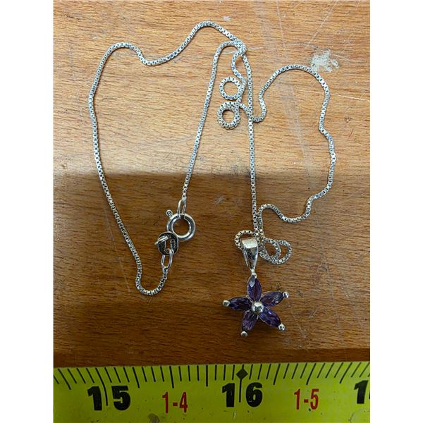 Silver necklace