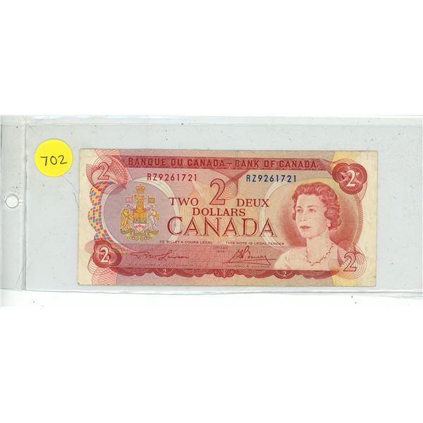 1974 Canadian One Dollar.