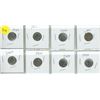Image 1 : Lot of 8 U.S.A One Dime Coins.