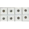 Image 2 : Lot of 8 U.S.A One Dime Coins.