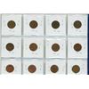 Image 2 : Lot of 1900's 12 Canadian One Cents Coins.