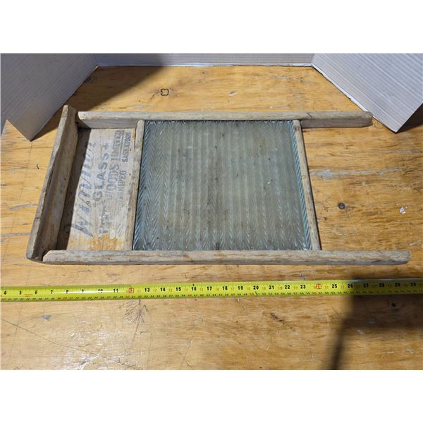 Antique washboard