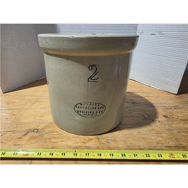 Antique crock-9"H