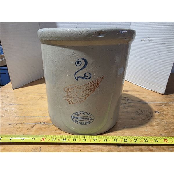 Antique crock- 10"H