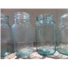 Image 3 : Vintage Blue Glass Jars W/Covers