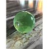 Image 1 : Vintage Art Glass - Etched World Globe Paperweight