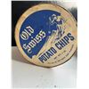 Image 2 : Vintage Old Swiss Potato Chip Container with Lid - Excellent Conditino