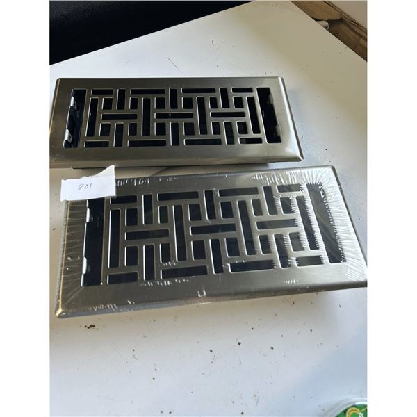 New Brushed Nickel Floor Register