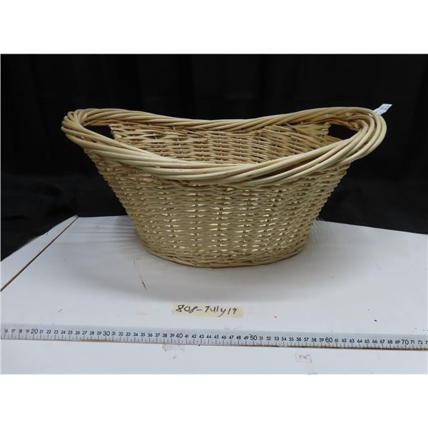 Nice wicker laundry basket