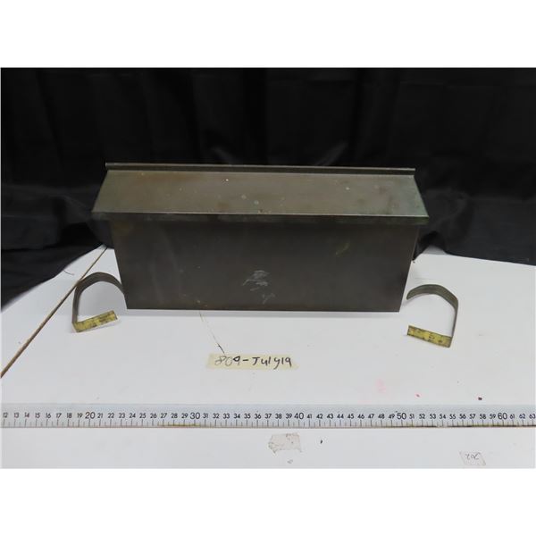 Vintage brass mail box