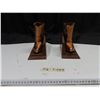 Image 1 : vintage cowboy boot book ends