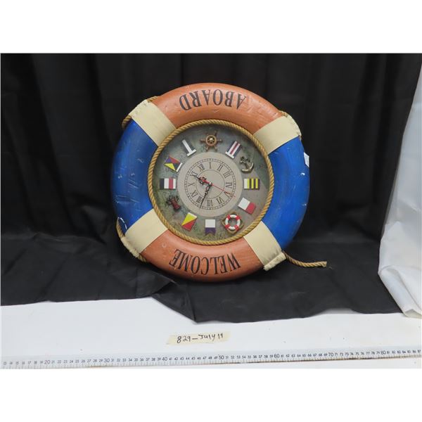 Vintage ships clock
