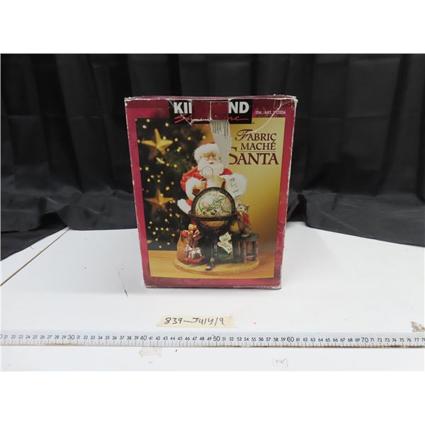 Kirkland santa & globe xmas center piece