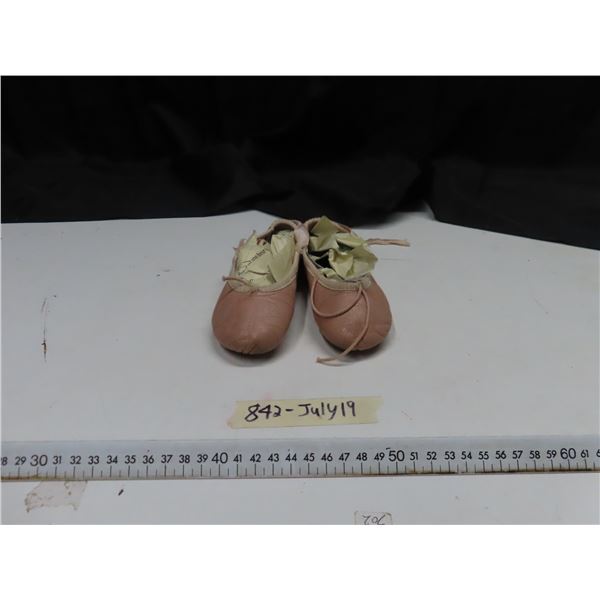Vintage childs ballerina shoes