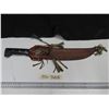 Image 1 : Vintage machete w/ ormate sheath