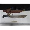 Image 2 : Vintage machete w/ ormate sheath