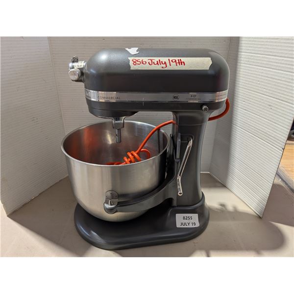 Kitchen Aid Commercial Mixer 8QT with different Mixer Heads (Not tested)