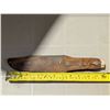 Image 6 : Vintage wood Handle Hunting Knife w/Leather Case