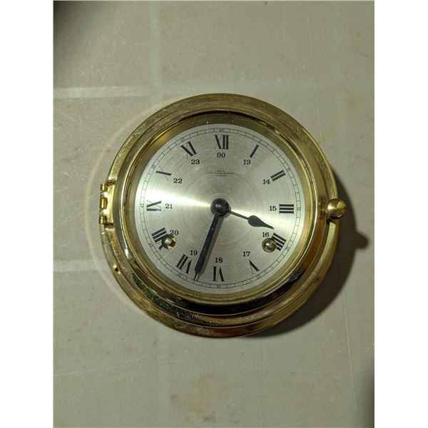 Wempe Ships Clock Chronometer Werke Hamburg (good Condition)