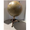 Image 1 : Vintage Terrestrial Globe Excelsior w/Vintage Brass Stand